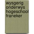 Wysgerig onderwys hogeschool franeker