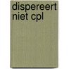 Dispereert niet cpl door Algra