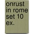 Onrust in Rome set 10 ex.