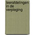 Leerafdelingen in de verpleging