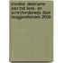 Monitor deelname aan het lees- en schrijfonderwijs door laaggeletterden 2006