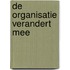 De organisatie verandert mee