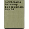 Koersbepaling herontwerp BOL4-opleidingen techniek door P. Born