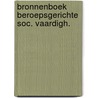 Bronnenboek beroepsgerichte soc. vaardigh. door Wys