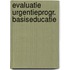 Evaluatie urgentieprogr. basiseducatie