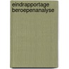 Eindrapportage beroepenanalyse door Gaalen Oordyk