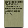 Plangebied Baarlo / Belfeld-west Natuurrealisatie Zandmaas Dienst Landelijk Gebied Limburg door E.A. Schorn