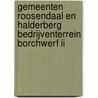 Gemeenten Roosendaal en Halderberg Bedrijventerrein Borchwerf II door G.J. Vis