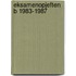 Eksamenopjeften b 1983-1987