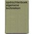 Opdrachtenboek algemene technieken