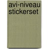 Avi-niveau stickerset door J. Goedeme