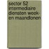 Sector 52 Intermediaire Diensten Week- en maandlonen
