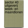Sector 40 Uitgeverij week- en maandlonen door Onbekend