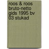 Roos & roos bruto-netto gids 1995 bv 03 stukad door Onbekend