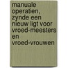Manuale operatien, zynde een nieuw ligt voor vroed-meesters en vroed-vrouwen door H. van Deventer