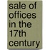 Sale of offices in the 17th century