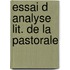 Essai d analyse lit. de la pastorale