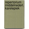 Repertorium middelnederl. karelepiek by Bart Besamusca