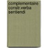 Complementaire constr.verba sentiendi