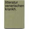 Litteratur venerischen krankh. door Proksch