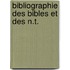 Bibliographie des bibles et des n.t.
