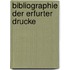 Bibliographie der erfurter drucke