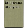 Behaviour analysis door M.F. O'Reilly