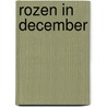 Rozen in december by Johannes Mario Simmel