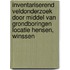 Inventariserend Veldonderzoek door middel van grondboringen Locatie Hensen, Winssen