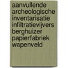 Aanvullende archeologische inventarisatie infiltratievijvers Berghuizer papierfabriek Wapenveld door L.R. Van Wilgen