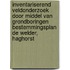 Inventariserend Veldonderzoek door middel van grondboringen Bestemmingsplan De Welder, Haghorst