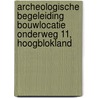 Archeologische Begeleiding Bouwlocatie Onderweg 11, Hoogblokland door R.L. van Wilgen