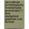 Aanvullende archeologische inventarisatie Groenproject 't Sloe, deelgebied Galghoek-Zuid, Borsele door J. Ras