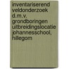 Inventariserend veldonderzoek d.m.v. grondboringen Uitbreidingslocatie Johannesschool, Hillegom by J. Ras