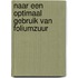 Naar een optimaal gebruik van foliumzuur