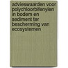 Advieswaarden voor polychloorbifenylen in bodem en sediment ter bescherming van ecosystemen door Onbekend