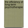 The efficiency of long-term psychotherapie door Onbekend