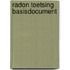 Radon toetsing basisdocument