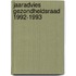 Jaaradvies gezondheidsraad 1992-1993