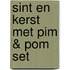 Sint en kerst met Pim & Pom set