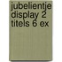 Jubelientje display 2 titels 6 ex