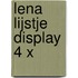Lena lijstje display 4 x