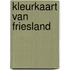 Kleurkaart van Friesland