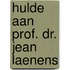 Hulde aan prof. dr. Jean Laenens