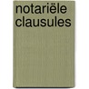 Notariële clausules door Chr. Castelein