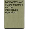 Basiswetteksten inzake het recht van de intellectuele eigendom door H. Vanhees