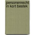 Personenrecht in kort bestek