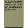 Basiswetteksten inzake het recht v/d intellectuele eigendom by Vanhees H.