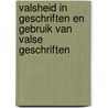 Valsheid in geschriften en gebruik van valse geschriften door S. Van Dyck