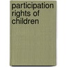 Participation rights of children door F. Ang